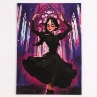 Пазл деревянный фигурный Puzzle &laquo;Девочка в чёрном платье&raquo;, 80 элементов