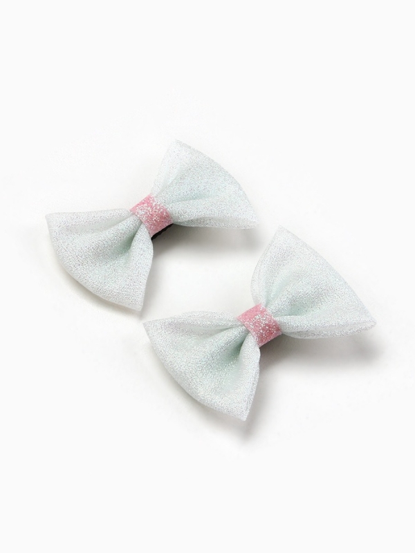 Бант для волос 2 шт, крабики «Милашке», 8 х 12,5 см Бант для волос 2 шт, крабики «Милашке», 8 х 12,5 см