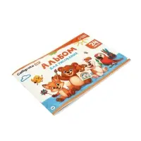 Альбом для рисования Calligrata А4, 24 листа, на скрепке, плотность листов 100 г/м&sup2;, обложка из мелованного картона