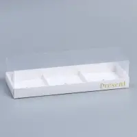 Коробка кондитерская для муссовых пирожных &laquo;Звёзды&raquo;, 27&times;8.6&times;6.5 см