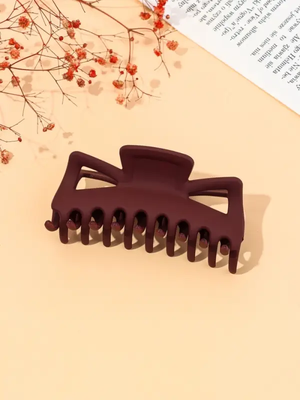 Крабик для волос &laquo;Классика&raquo;, геометрия матовый, 11 см, МИКС