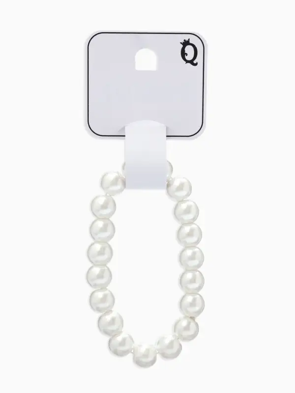 Браслет из бусин &laquo;Жемчуг. Классика&raquo;, d=5.5 см, шар №10, белый