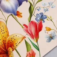 Конверт для денег формовой &laquo;Нежные цветы&raquo;, 17.5&times;10 см