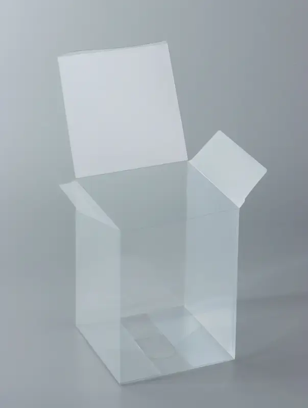 Складная прозрачная коробка из PVC, для упаковки подарков, 11&times;11&times;15 см