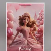 Пакет подарочный ламинированный Princess, XXL 46&times;61&times;20 см