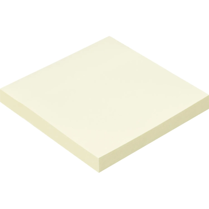 Стикеры КОМУС с клеев.краем 76х76 желтый 100л