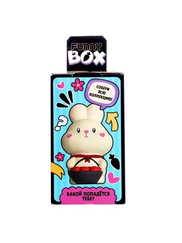 Игрушка - сюрприз Funny box WOOW TOYS &laquo;Зайки&raquo;: детский брелок, наклейки