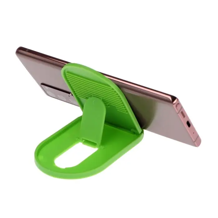 Подставка для телефона Luazon, складная, регулируемая высота, резиновая вставка, зелёная