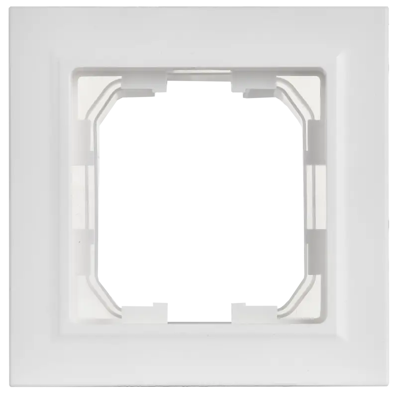 BRITE Рамка 1-местная IP44 РУ-1-БрАБ-44 арктический белый IEK