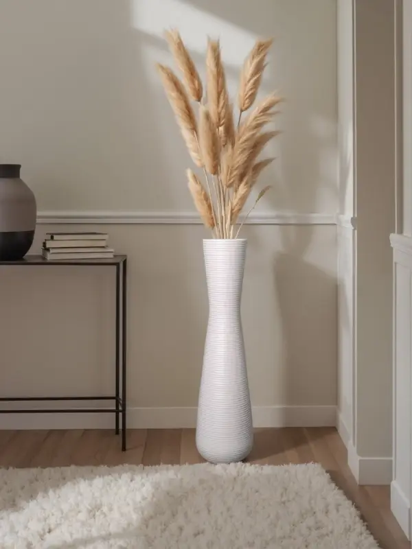 Ваза напольная &laquo;Эллис&raquo;, 58&times;14 см, керамика, серая