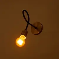 Бра BayerLux &laquo;Узел&raquo;, 1&times;40 Вт, Е27, черный/латунь