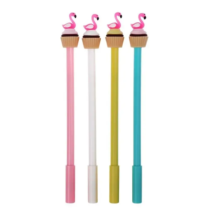 Ручка - прикол гелевая «Фламинго на кексе», МИКС Ручка - прикол гелевая «Фламинго на кексе», МИКС