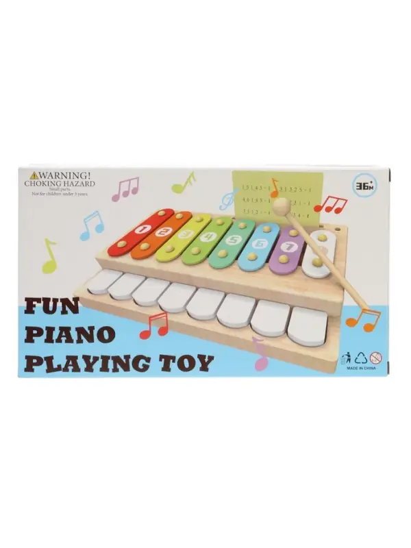 Развивающий музыкальный металлофон для малышей Развивающий музыкальный металлофон для малышей