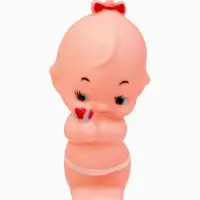 Резиновая игрушка для ванны Крошка Я &laquo;Девочка&raquo;, с пищалкой, 1 шт.