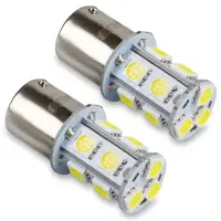 S022A T15/белый/(BA15S) 13SMD 5050 12V 1 contact, коробка 2 шт.