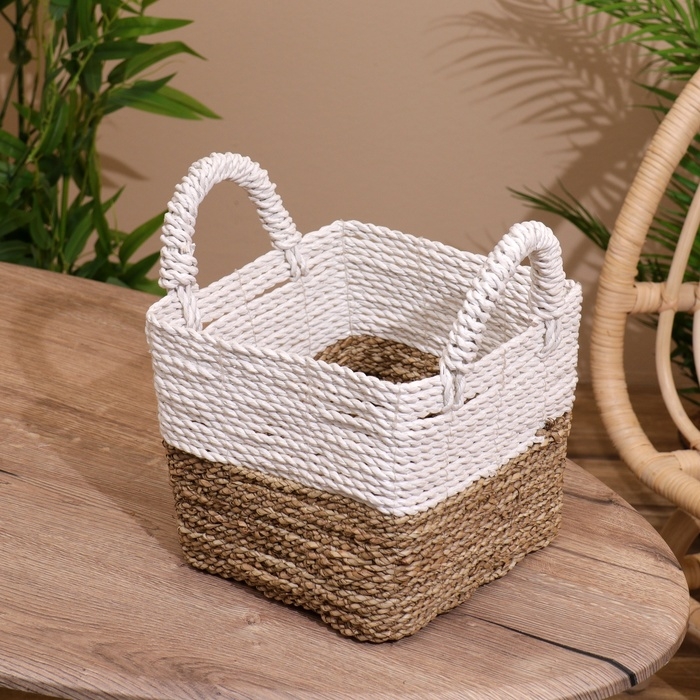 Корзина плетёная 20х20х25 см Корзина плетёная 20х20х25 см