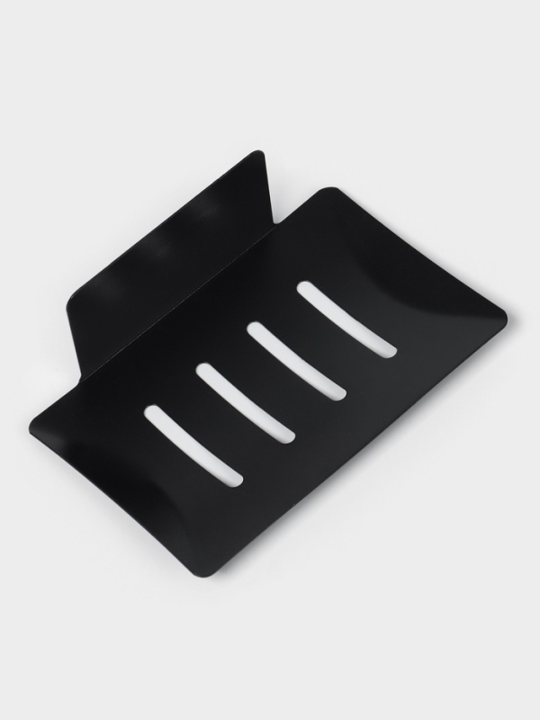 Мыльница настенная, цвет черный