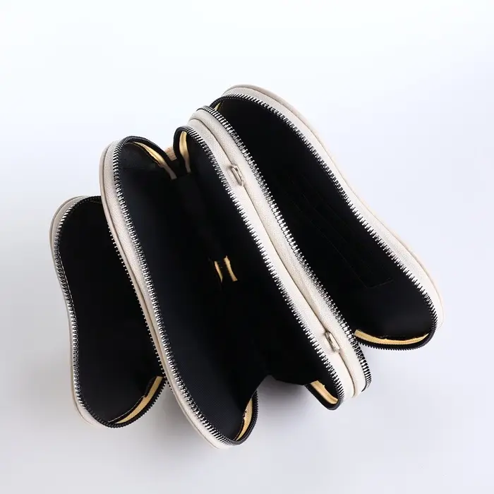 Сумка женская кросс-боди на молнии, в форме сердца, 20&times;5&times;16 см, белая