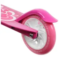 Самокат городской GRAFFITI Comfort 120, складной, колёса PU 120 мм, ABEC 7 Carbon, розовый