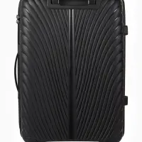 Чемодан на колёсах, 24", кодовый замок, 40&times;24&times;65 см, чёрный