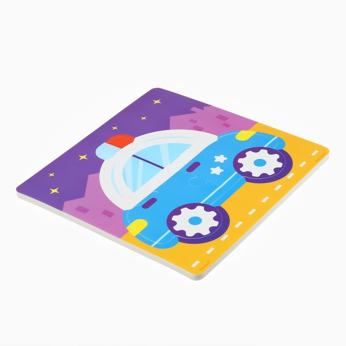 Набор для купания 3 в 1 Машинки: Пазл и развивающие игрушки Крошка Я Набор для купания 3 в 1 Машинки: Пазл и развивающие игрушки Крошка Я