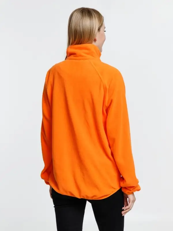 Куртка флисовая унисекс Fliska, оранжевая, размер M/L Куртка флисовая унисекс Fliska, оранжевая, размер M/L