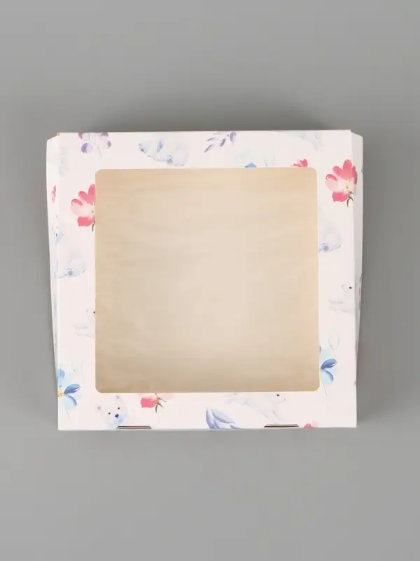 Коробка подарочная с окном &laquo;Мечтай&raquo;, 20&times;20&times;4 см, самосборная