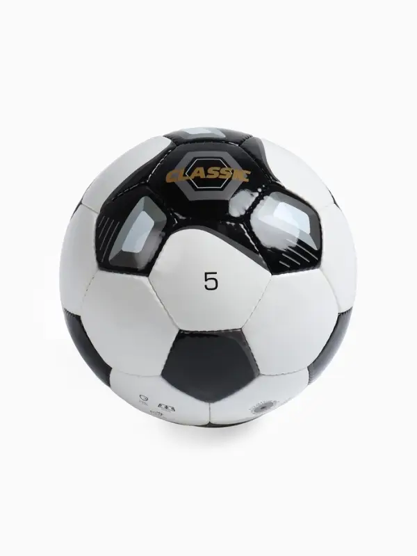 Футбольный мяч TORRES Classic, F123615, ручная сшивка, 32 панели, р. 5, PVC