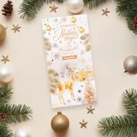 Конверт для денег «Сказочного Нового Года!» тиснение, 16.5×8.5 см