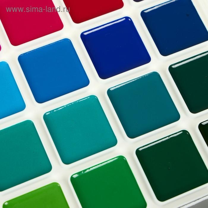 Акварель 32 цвета Акварель 32 цвета "Гамма" "Классическая", медовая, без кисти, пластик