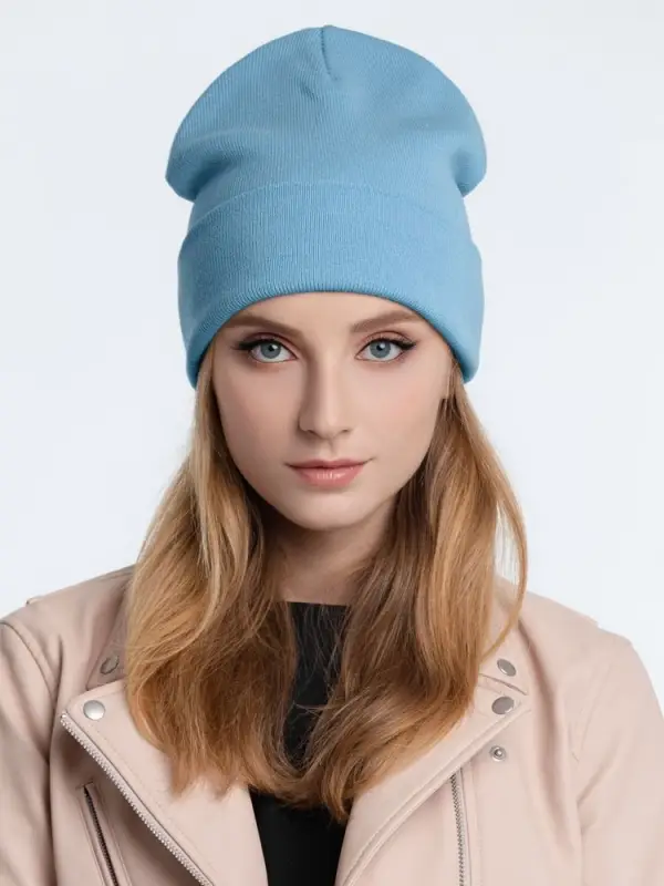 Шапка Real Talk, голубая