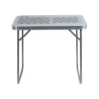 Стол туристический складной, 70&times;50&times;60 см, пластик, цвет металлик с принтом шахматная доска