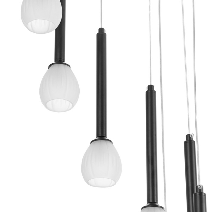 Светильник Светильник "Жаклин" 9х3Вт G4 Черный 30х30х180см