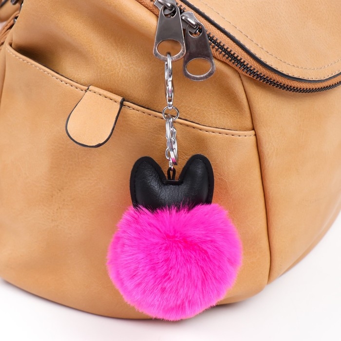 Пушистик на кольце Пушистик на кольце "Котик" d=7 см МИКС