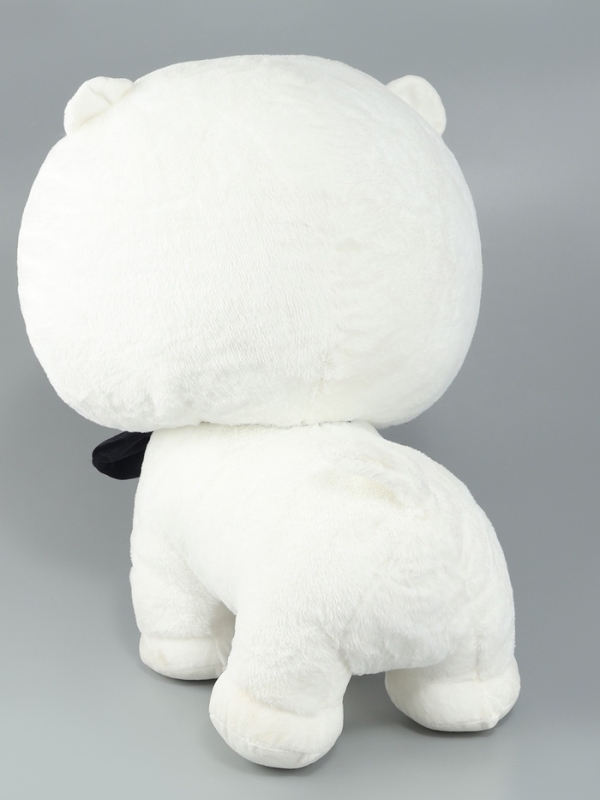 Мягкая игрушка «Собака в бабочке», 60 см, цвет белый