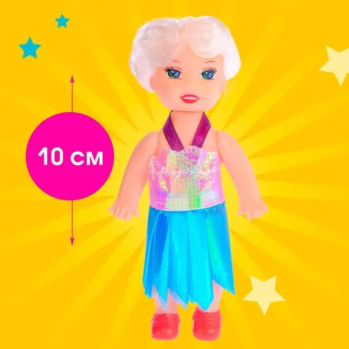 Кукла малышка «Таня» в платье, МИКС Кукла малышка «Таня» в платье, МИКС