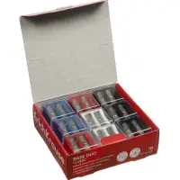 Точилка ErichKrause Base Duo Classic, с контейнером, МИКС