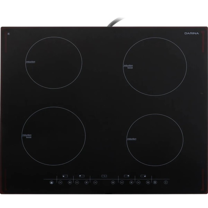 Варочная поверхность Darina P 8 EI 305 B, индукционная, 4 конфорки, сенсор, чёрная Варочная поверхность Darina P 8 EI 305 B, индукционная, 4 конфорки, сенсор, чёрная
