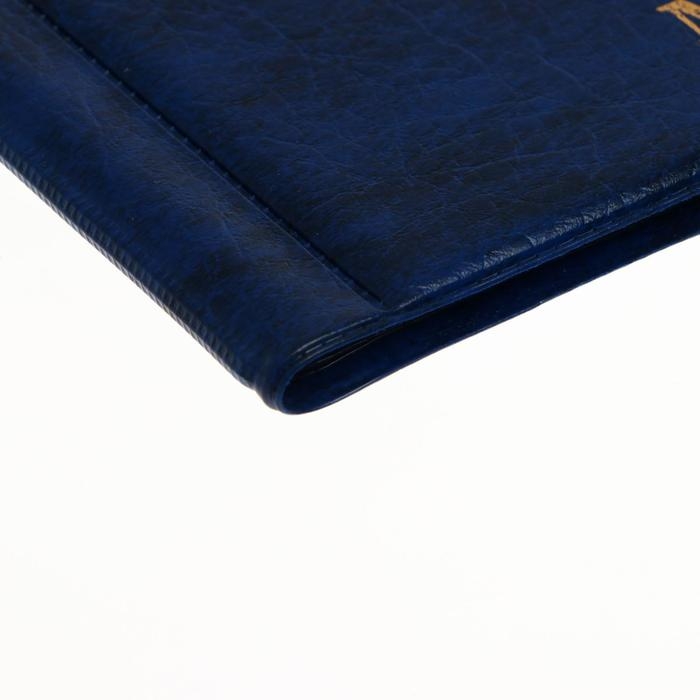 Альбом для монет 125 х 185 мм Calligrata  Альбом для монет 125 х 185 мм Calligrata "Комби" на 138 монет, обложка искусственная кожа, синий