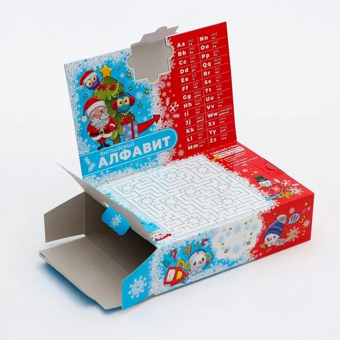 Коробка новогодняя подарочная «Пенал для школьника», 17.4×5.3×12.2 см Коробка новогодняя подарочная «Пенал для школьника», 17.4×5.3×12.2 см