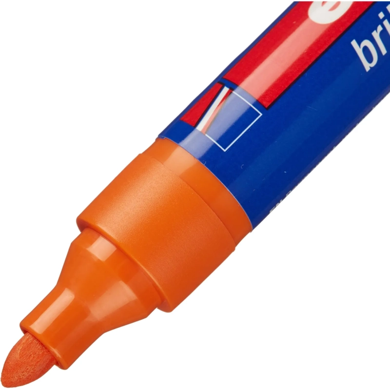 Маркер перманентный пигментный EDDING E-30/006 оранж 1,5-3мм круг. Наконеч