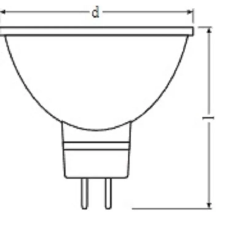 Лампа светодиодная OSRAM LSMR1650110 5W/830 230V GU5.3 4058075481169
