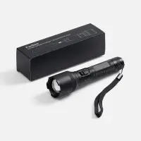 Фонарь аккумуляторный с фокусировкой луча FarSee, черный