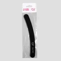 Пилка для ногтей, бумеранг, 100/180 грит, 18 см, чёрная Пилка для ногтей, бумеранг, 100/180 грит, 18 см, чёрная