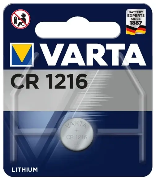 Батарейка Varta ELECTRONICS CR1216 BL1 Lithium 3V Батарейка Varta ELECTRONICS CR1216 BL1 Lithium 3V