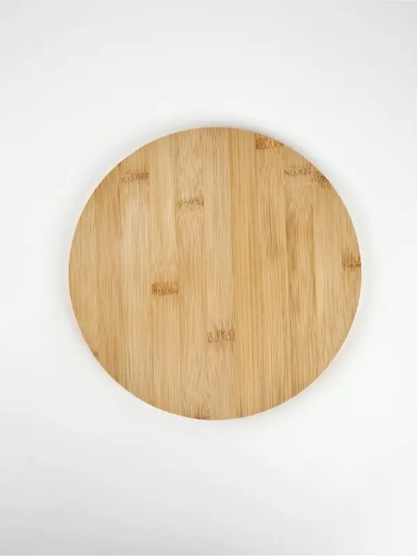 Менажница круглая «Цветы», бамбук, 25 см