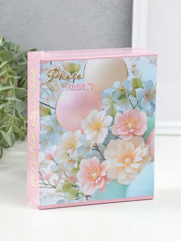 Фотоальбом на 40 фото 10х15 см "Весеннее цветение" в коробке 4,5х14х17 см