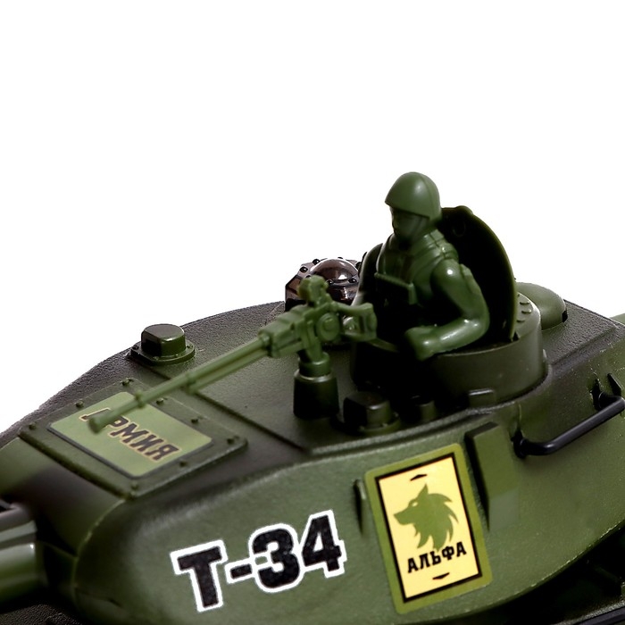 Танковый бой Т34 vs Tiger, на радиоуправлении, 2 танка, свет и звук Танковый бой Т34 vs Tiger, на радиоуправлении, 2 танка, свет и звук