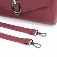 Сумка женская мессенджер на магните, 24&times;10&times;15 см, однотонная, розовая