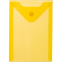 Папка-конверт на кнопке А6105x148мм, 180 мкм,Attache&nbsp; ассорти, 10шт.уп